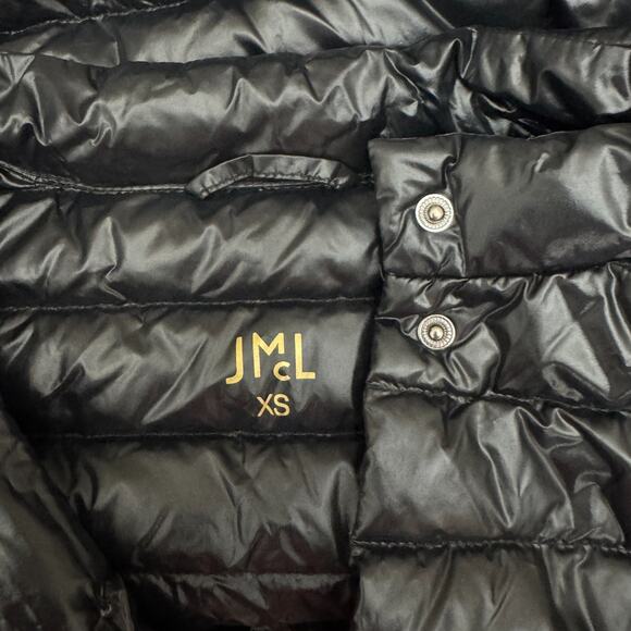 J.McLaughlin Sarabeth Black Short Sleeve Down Puffer Jacket Black XS - Picture 7 of 9